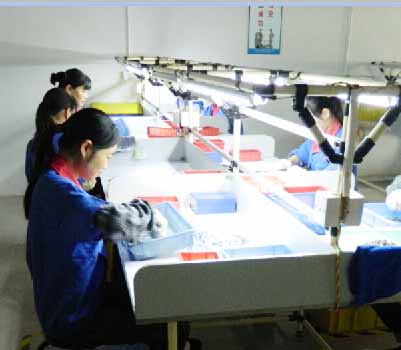 全檢組挑選作業